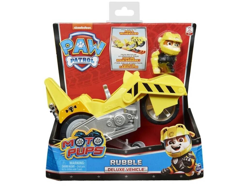 Paw Patrol Pups Rubble Deluxe Vehicle 6060543