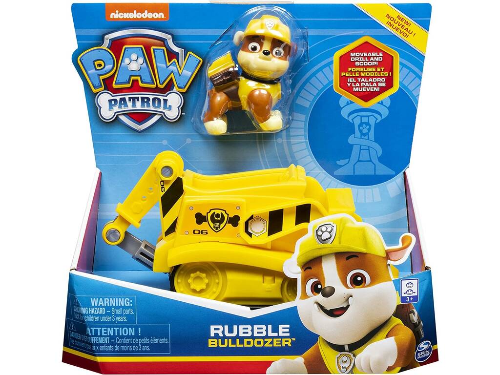 Paw Patrol Canine Classic Vehicle Rubble Spin Master 6061794