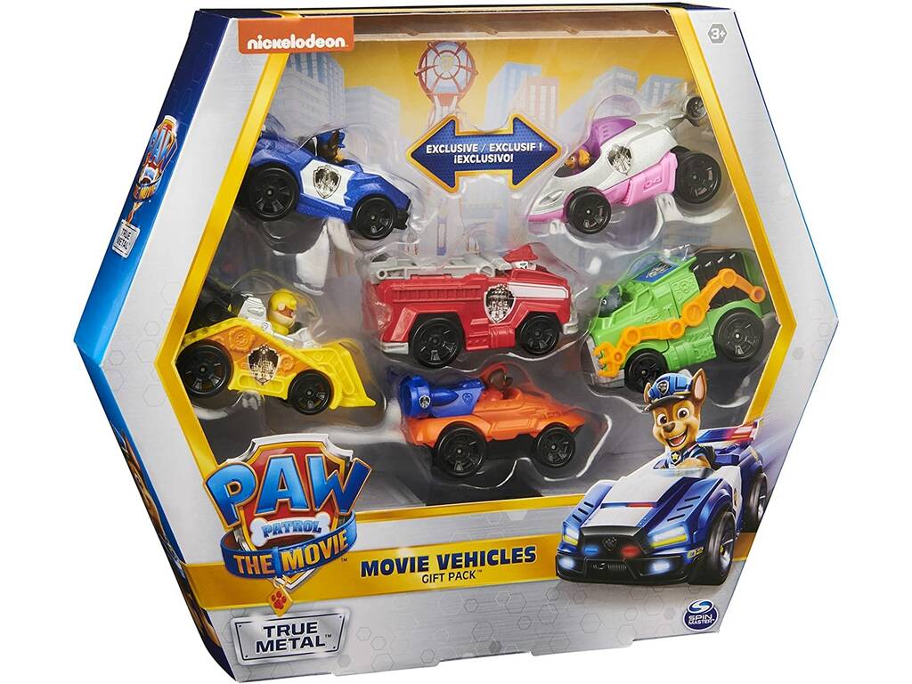Paw Patrol Movie Pack de 6 véhicules Spin Master 6060428