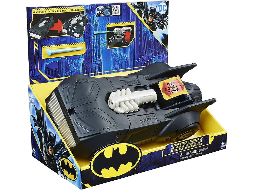 Batman Batmobile Trasformabile Lanciatore Di Missili Spin Master 6062755
