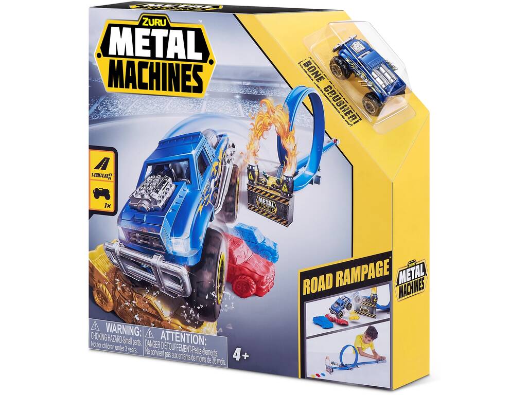 Metal Machines Looping Turn and Smash mit Fahrzeug Zuru 6701