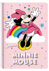Cahier A4 Couvertures Dures 80 Feuilles Minnie Mouse Safta 512112066