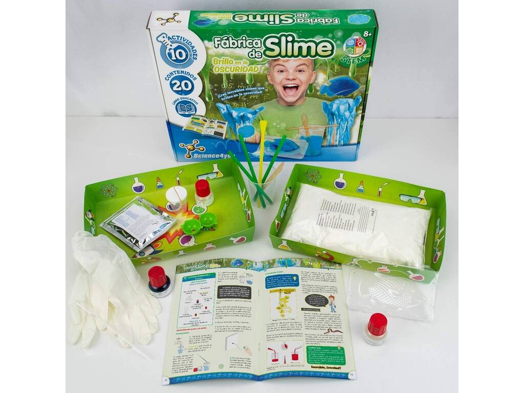 Science4You Glow In The Dark Slime Factory Science4You 80002607