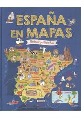 Die Welt in Karten Spanien in Karten von Susaeta S2131999