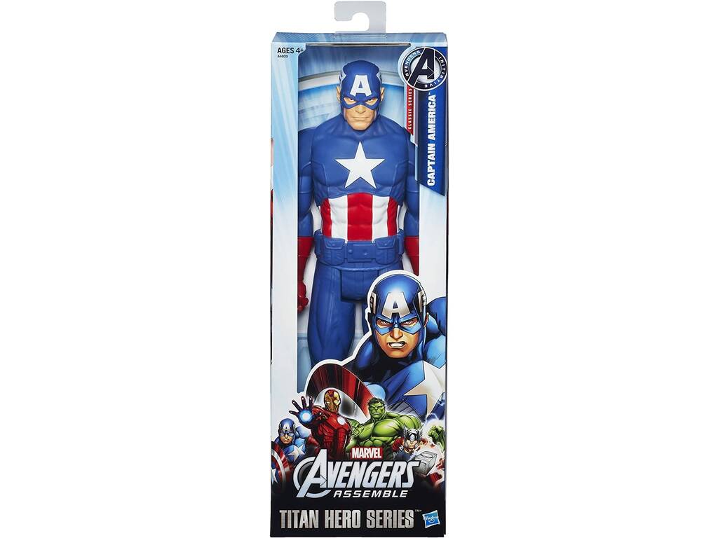 Avengers Figura Titan Hero Capitão América 29 cm. Hasbro A4809