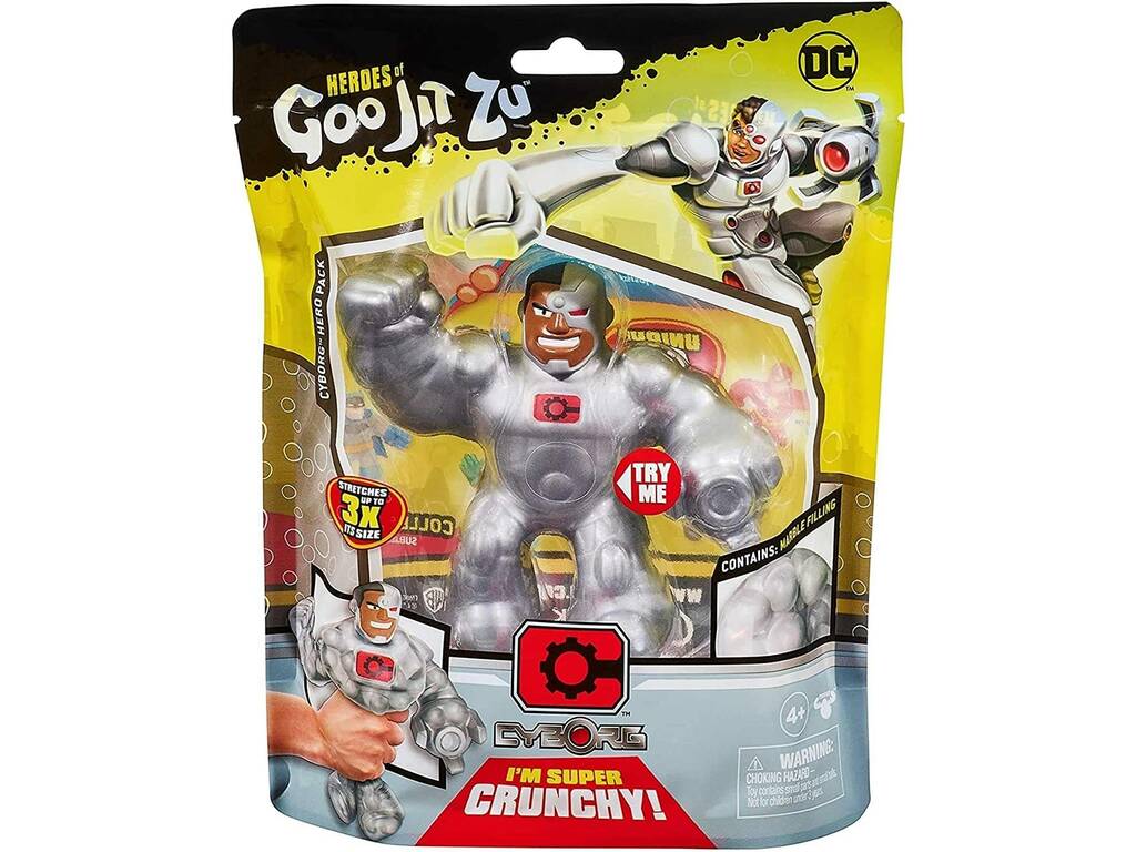 Heroes Of Goo Jit Zu DC Figur Cyborg Bandai CO41219