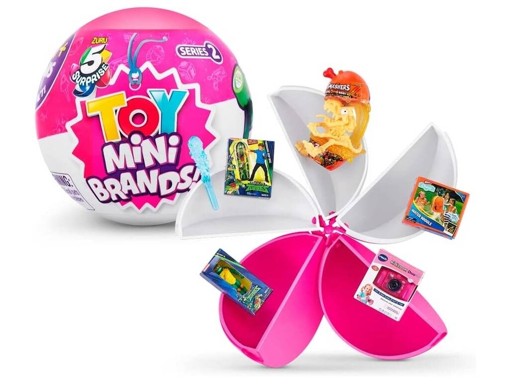 Acheter Pack 5 Surprise 5 mini boules de jouets de marque Bandai