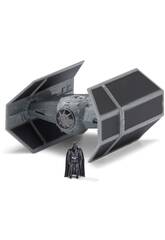 Star Wars Micro Galaxy Squadron Tie Advanced mit Darth Vader Figur Bizak 62610016