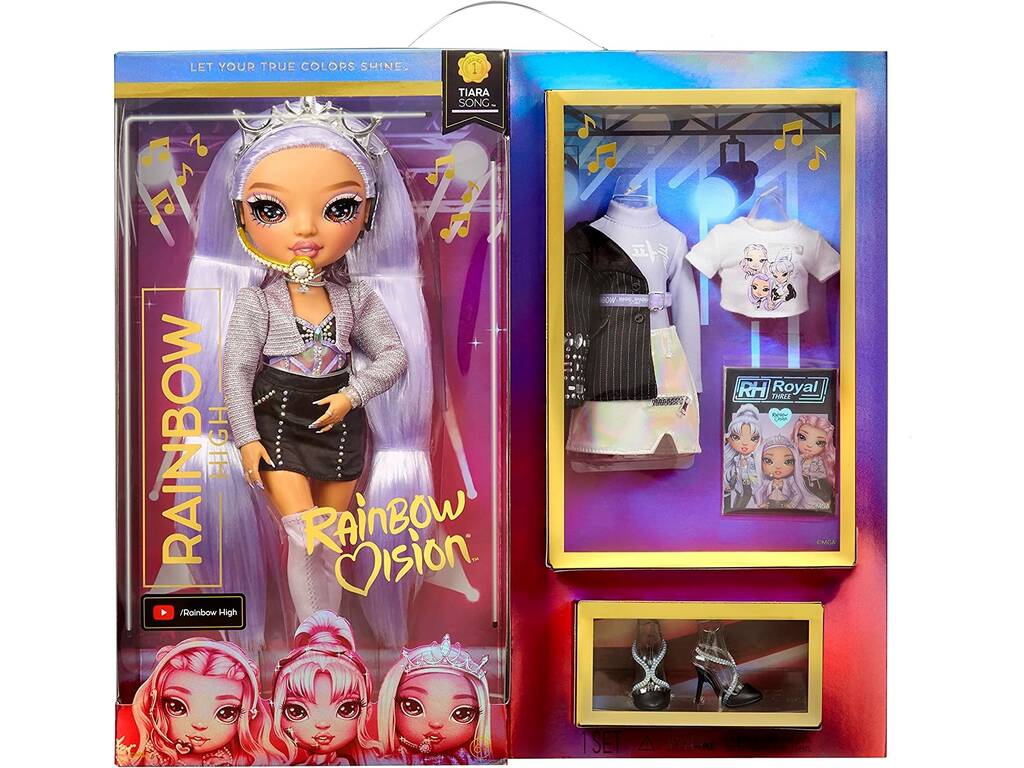 Rainbow High Rainbow Vision Doll Tiara Doll Song MGA 578420