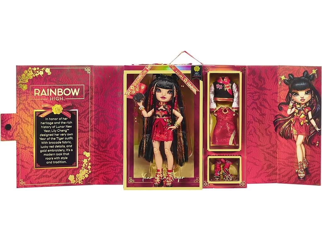 Rainbow High Edição Especial Novo Ano Chinês Boneca Lily Cheng MGA 578536