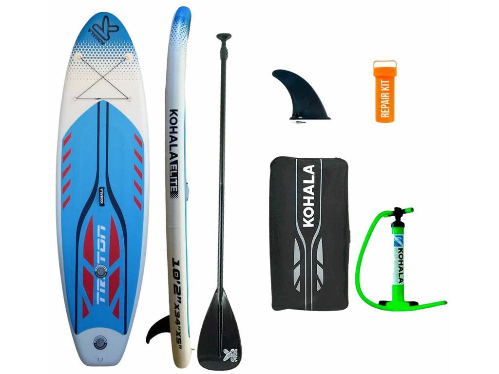 Stad-Up Kohala Tritón Double Chamber Stand-Up Paddle Board 310x84x15 cm. Ociotrends 1644