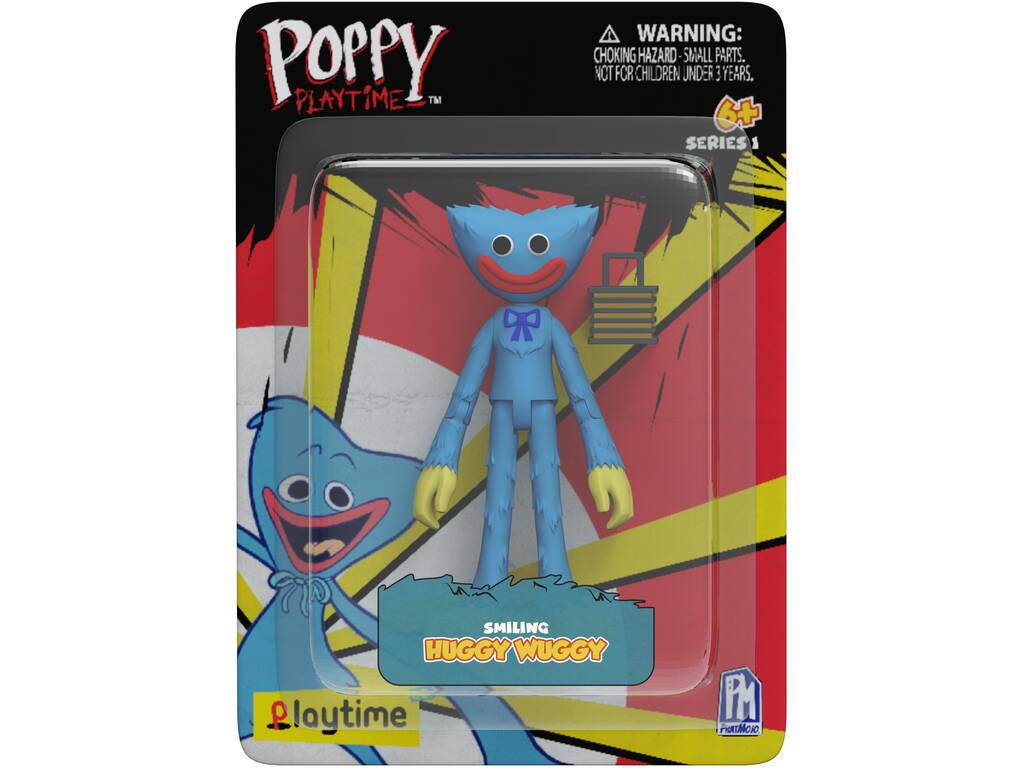 Poppy Playtime Figur Smiling Huggy Wuggy 13 cm. von Bizak 64230010