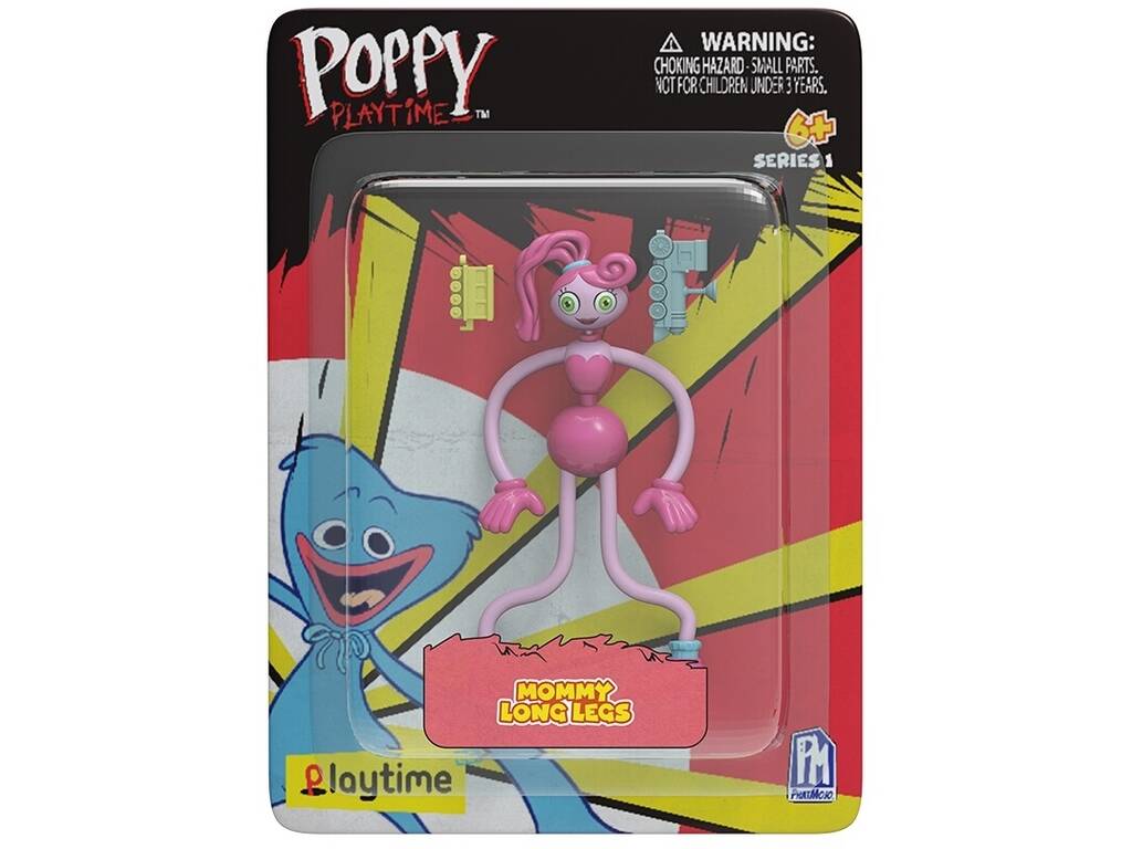 Poppy Playtime Figura Mommy Long Legs 13 cm. Bizak 64237703