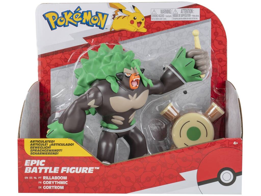 Pokémon Epic Battle Figurine Rillaboom Bizak 63220182