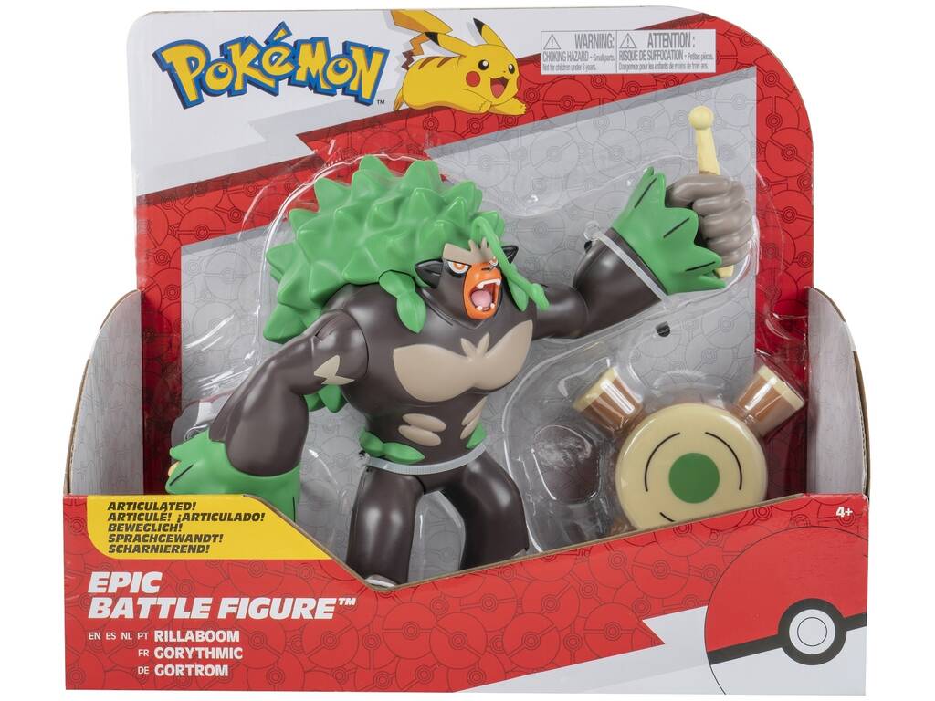 Pokémon Epic Battle Figura Rillaboom Bizak 63220182