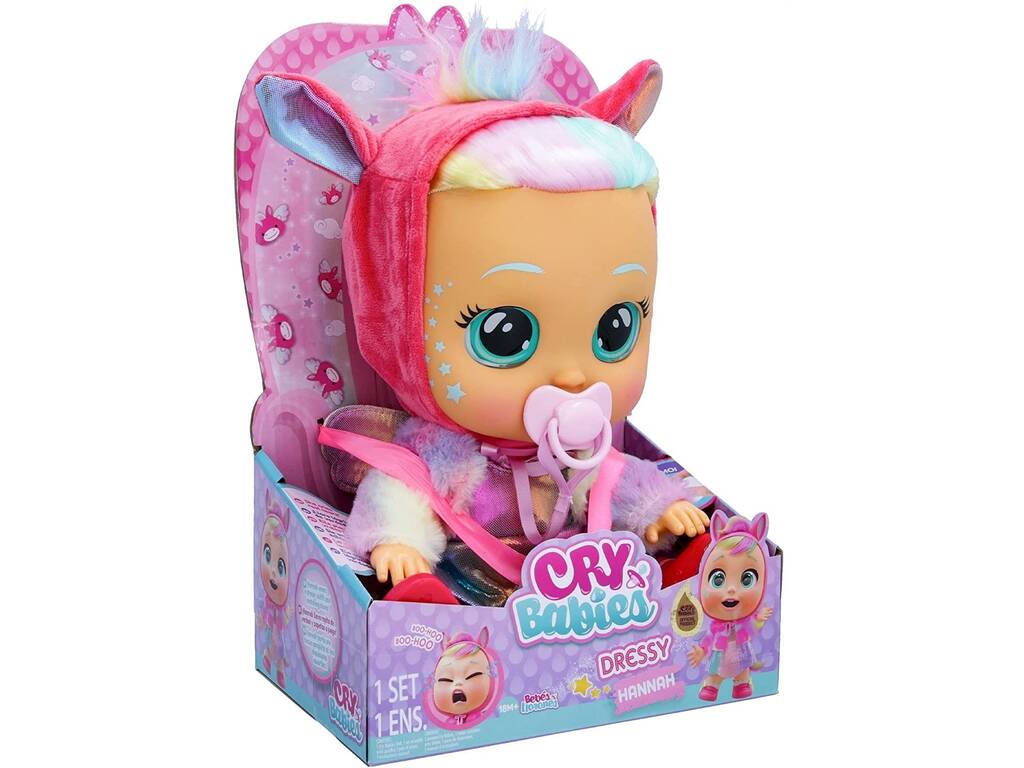 Dressy Fantasy Hannah Dressy Crybabies IMC Toys 88436