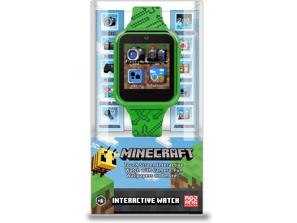 Minecraft Relógio Inteligente Kids MIN4045