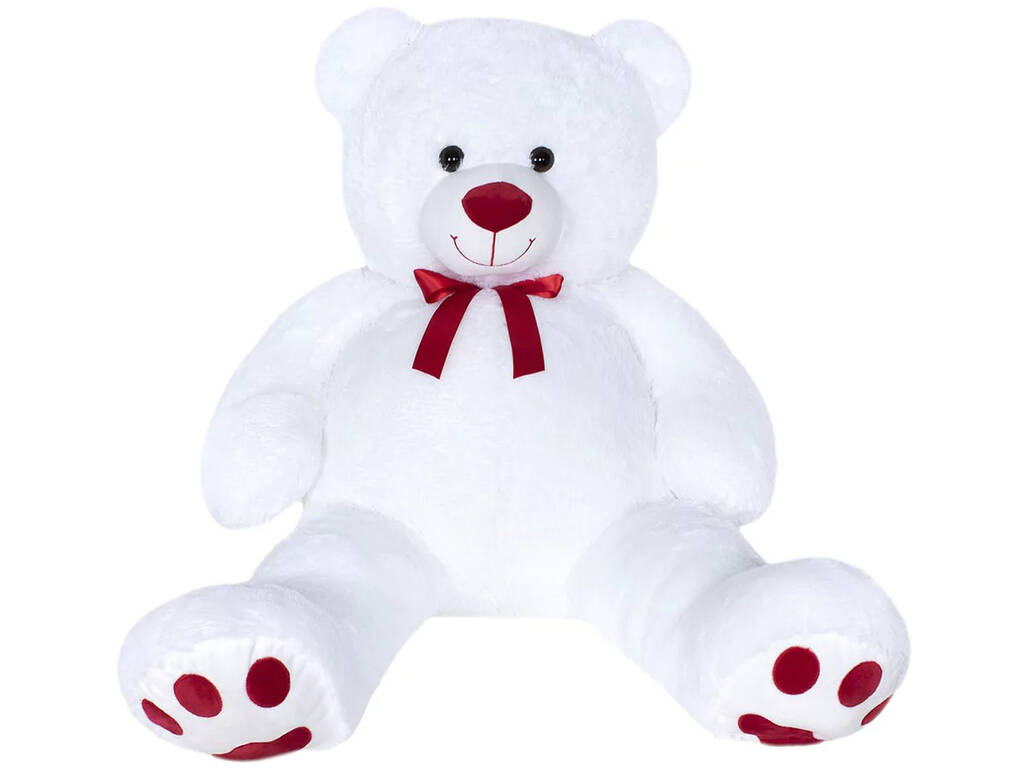 Teddybär mit Schleife 120 cm.