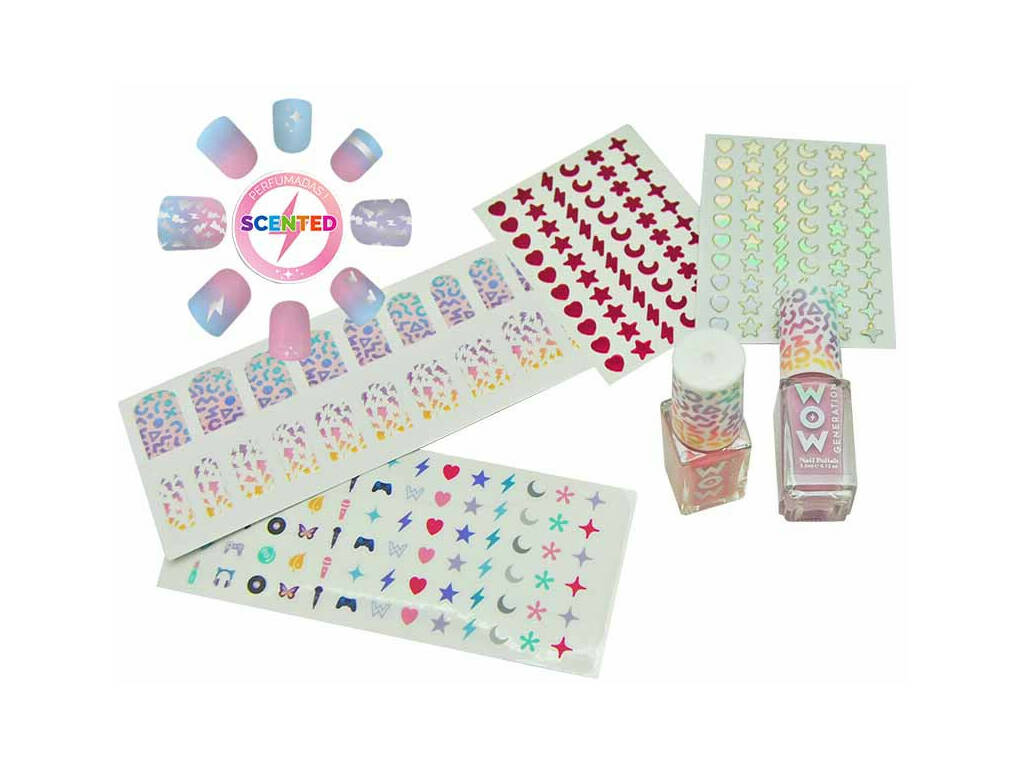 Kit de Manicure avec Ongles parfumés Wow Generation WOW00017