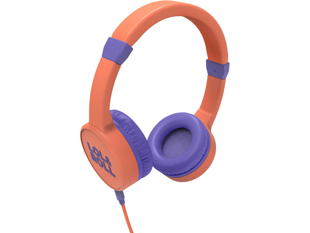 Kopfhörer Lol&Roll Pop Kids Headphones Orange Energy Sistem 45186