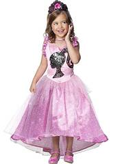 Costume bambina Barbie Principessa T-S Rubies 701342-S
