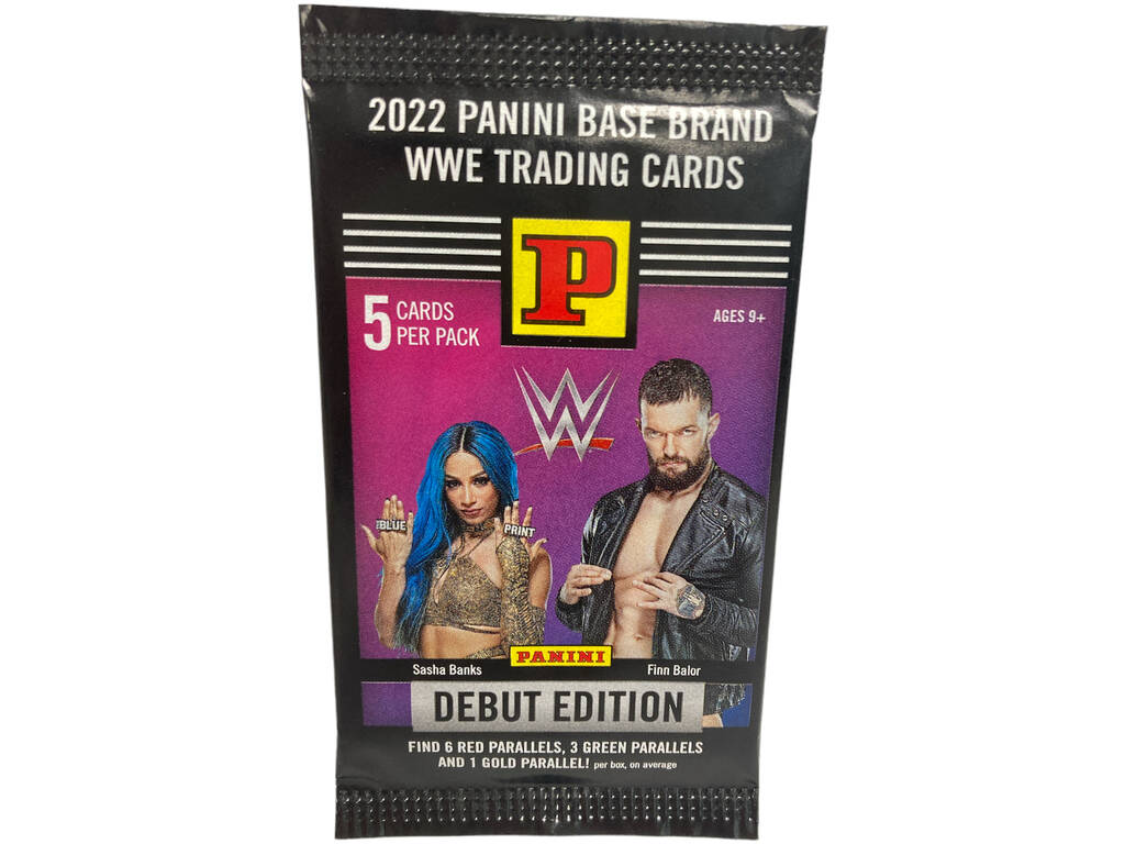 WWE Trading Cards 2022 Debut Edition Ecoblister 4 Sobres Panini