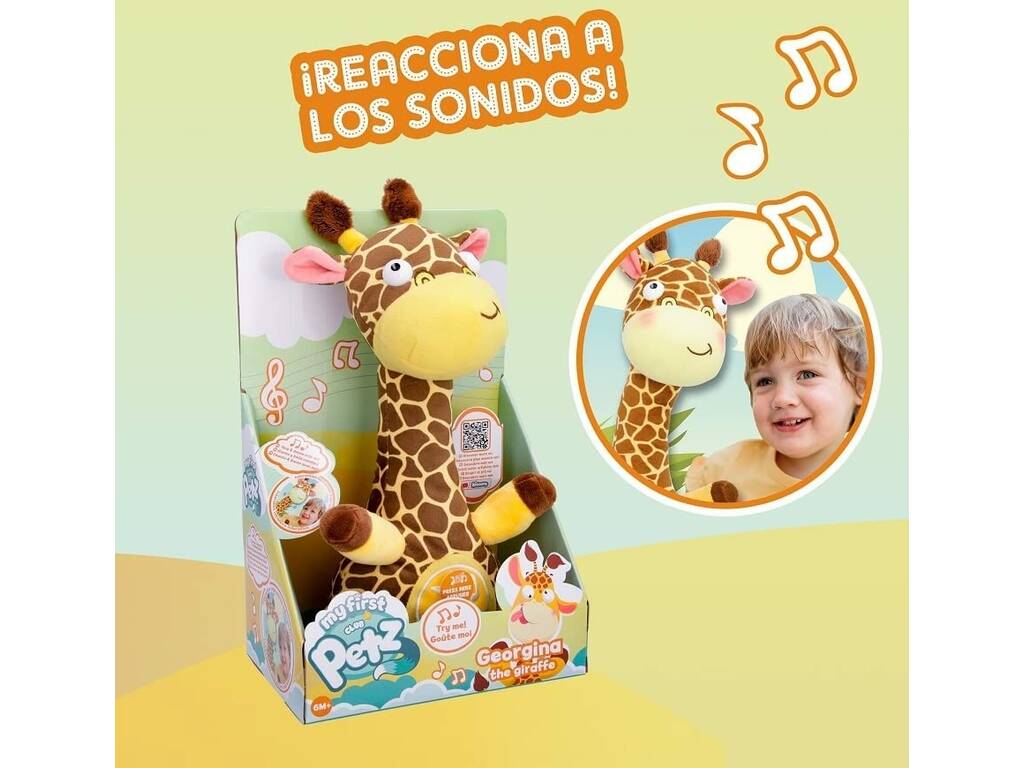 Peluche Interactivo Georgina A Girafa IMC Toys 906884