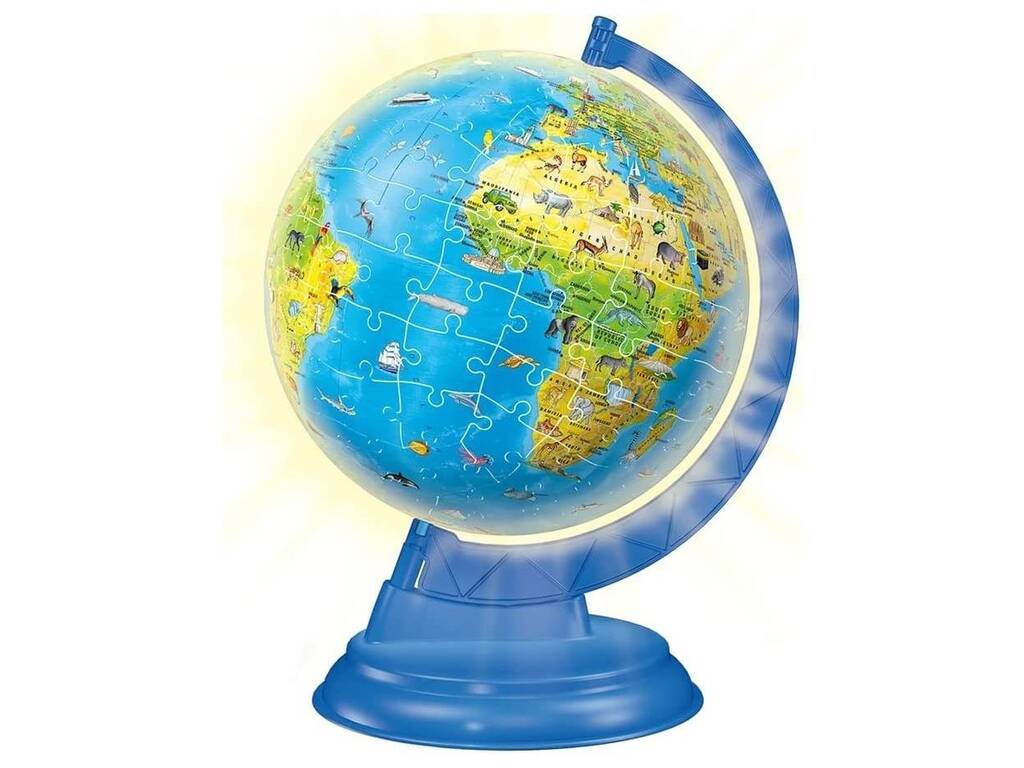 Ravenburger Casse-tête 3D Globe avec lumière 114986