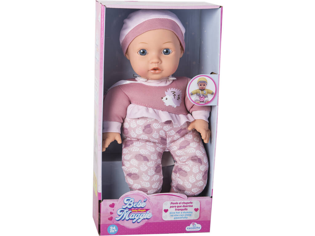 Maggie Baby Puppe 30 cm. Igel