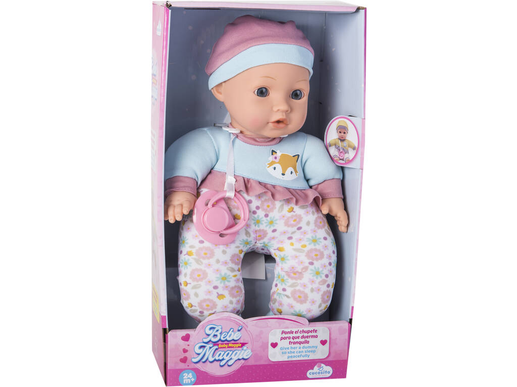 Boneca Bebé Maggie 30 cm. Raposa