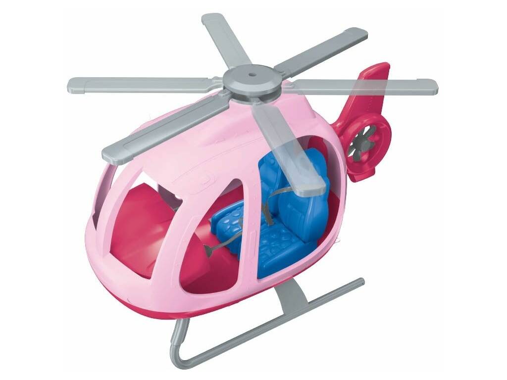 Hélicoptère avec Hélices qui tournent et Poupée Fashion 29 cm