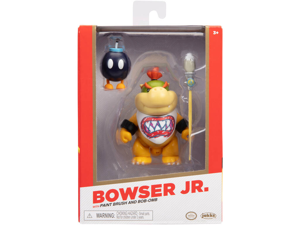 Super Mario Figura Bowser Jr. Jakks 41060
