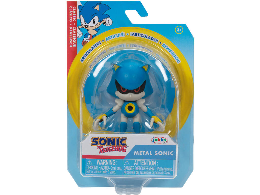 Sonic The Hedgehog Metal Sonic Figure 6 cm. Jakks 414374