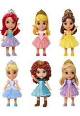 Principesse Disney 7 cm. Mini Toddler Gift Set 6 Pezzi Jakks 73256