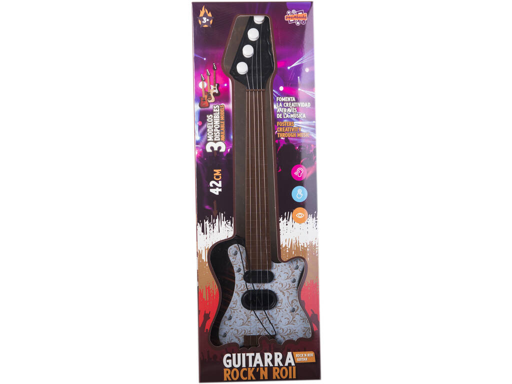 Guitarra Rockera 42 cm. Blanca