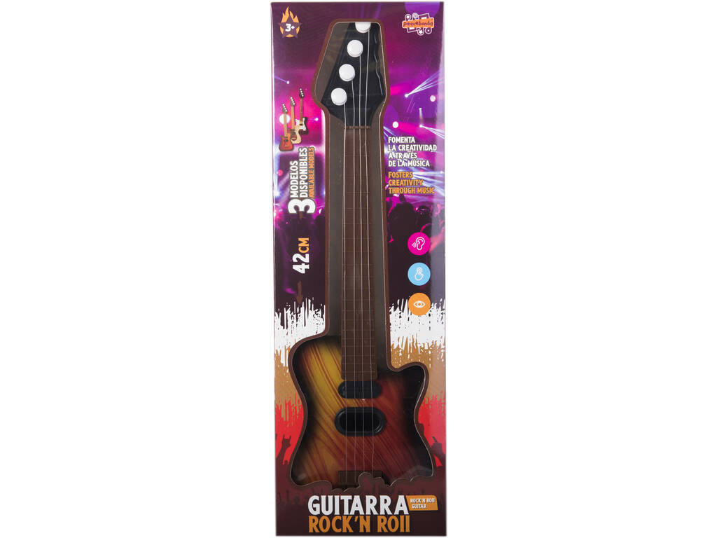 Guitarra Rockera 42 cm. Roja