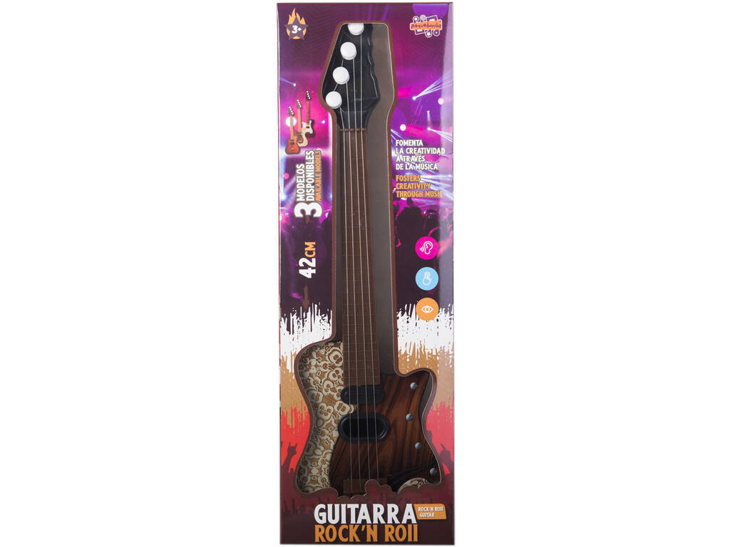 Guitarra Rockera 42 cm. Marron