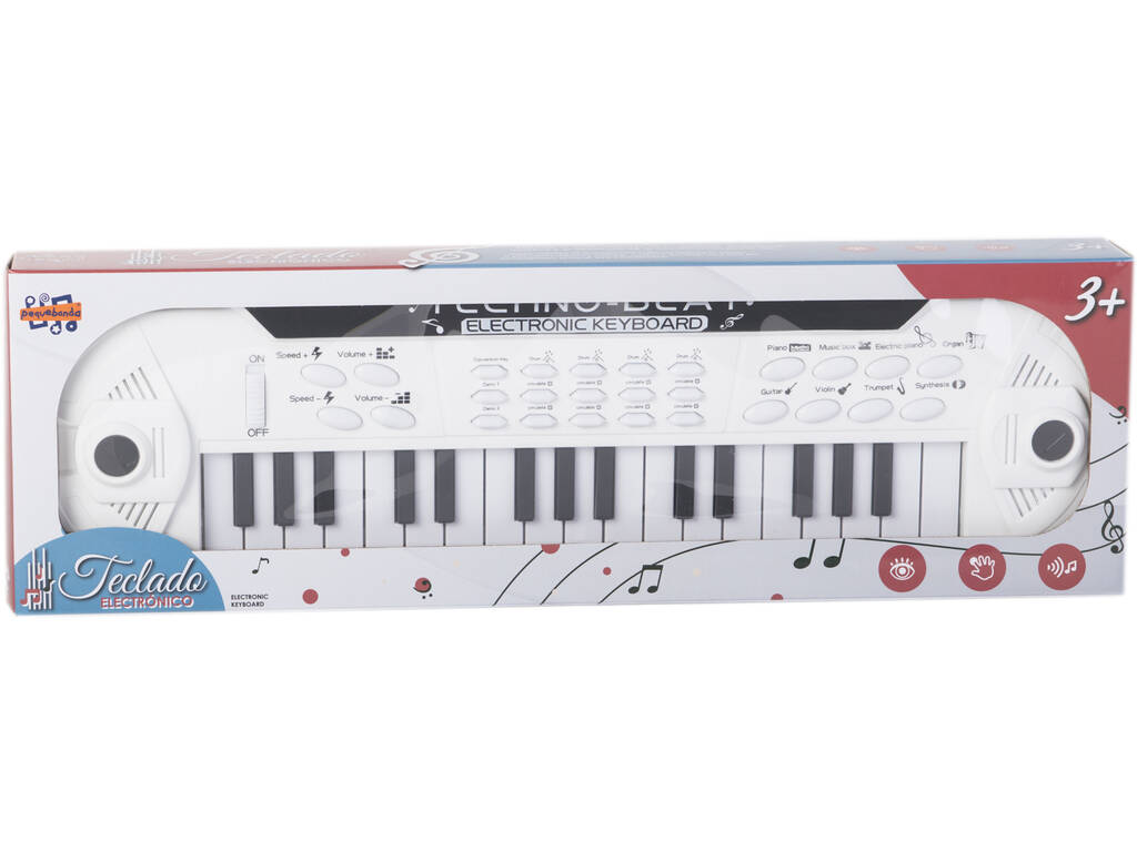 Clavier électronique blanc pour enfants