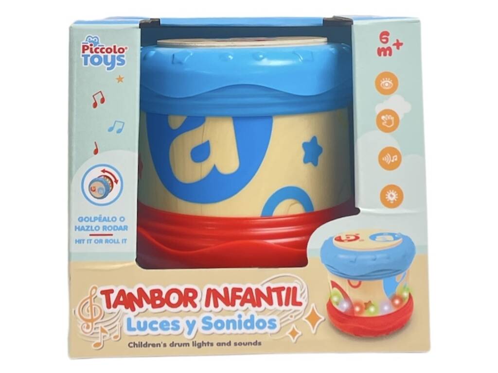 Tambor Infantil Luces Y Sonidos