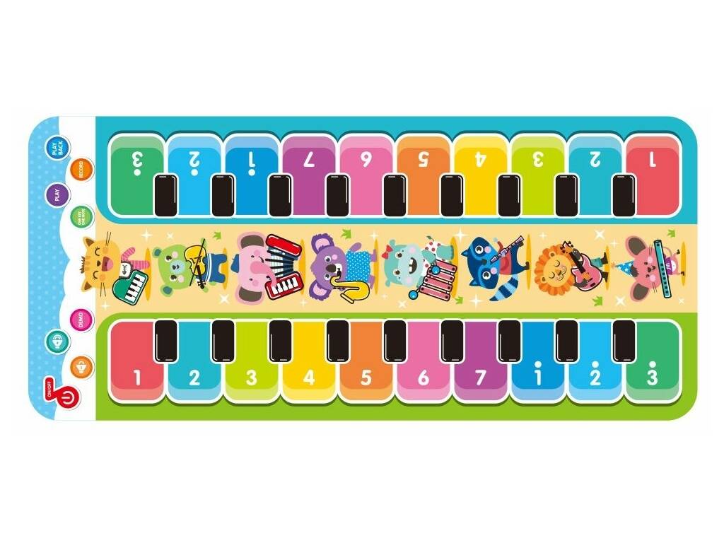 Alfombra Musical Doble Piano de 110x50 cm