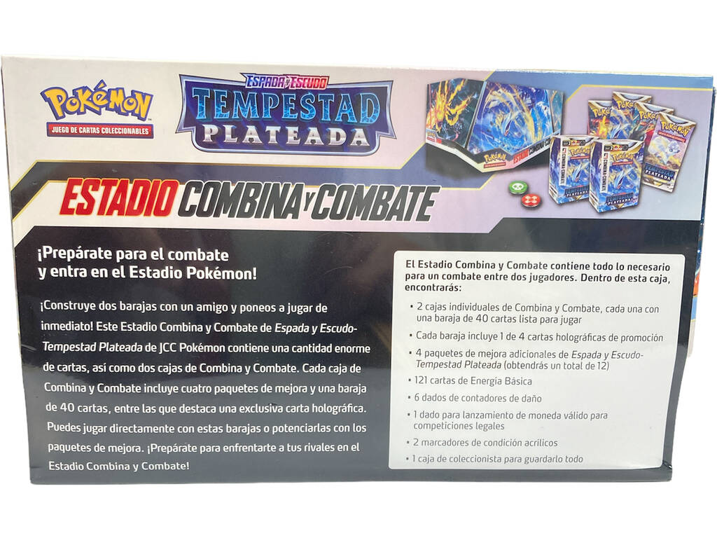 Pokémon TCG Espada e Escudo Tempestade de Prata Estadio Combina e Combate Bandai PC50341