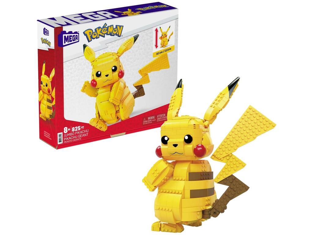 Mega Construx Pokémon Pikachu Gigante Mattel FVK81