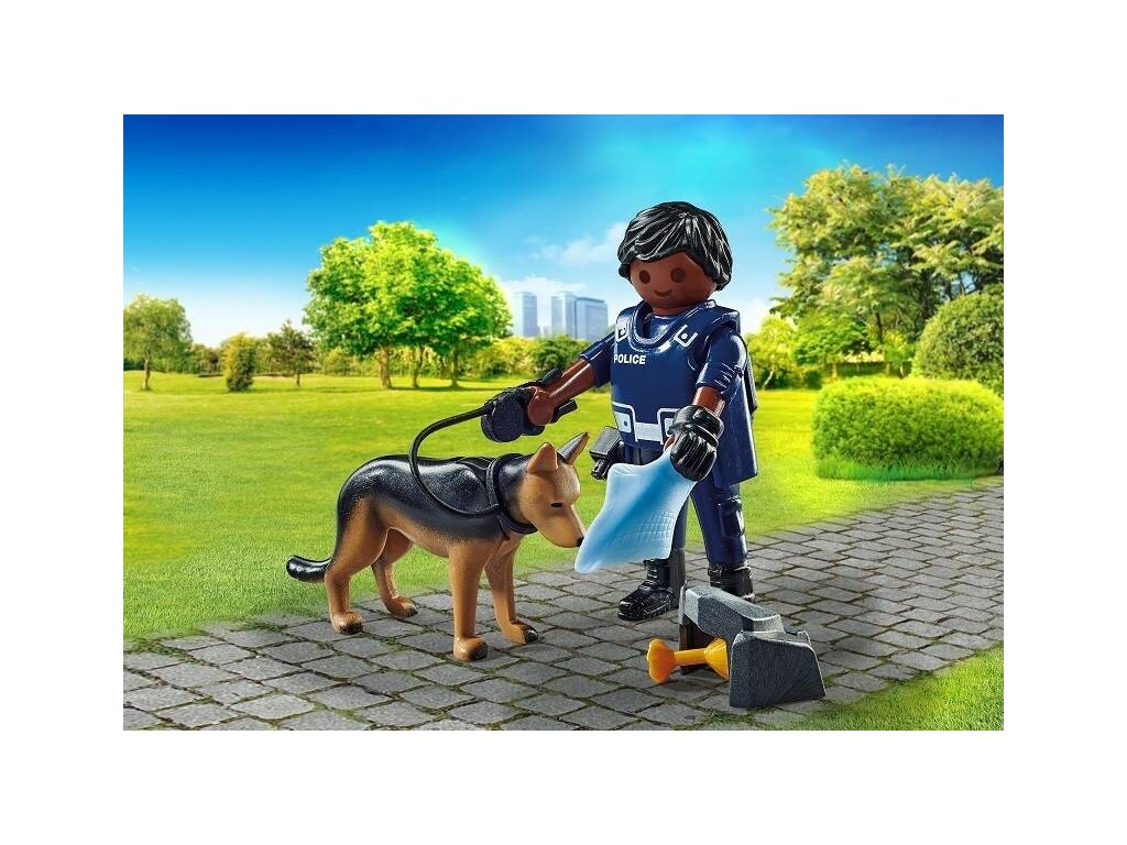 Playmobil Special Plus Polizia con cane 71162