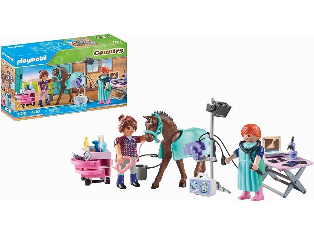 Playmobil - Ensemble de ferme de chevaux