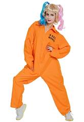 Costumes de Prisonniers Orange Femme Taille S