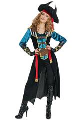 Piratenkapitän Kostüm für Damen Gr. M