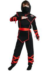 Ninja Krieger Kostüm für Jungen Größe S