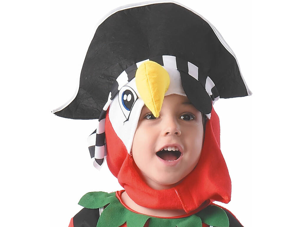 Costume de perroquet pirate Bébé Taille S