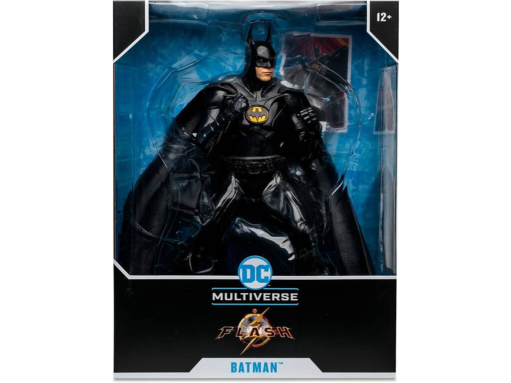 DC Multiverse The Flash Mega Figura Batman Michael Keaton McFarlane Toys TM15532