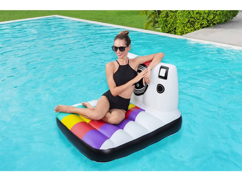 Pose N' Float Lounge Aufblasbarer Schwimmer 127x102 cm. von Bestway 43656